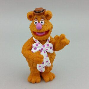 Muppets Fozzie Bear Pvc Figure Cake Topper from Disney Playset 2011 NWOP